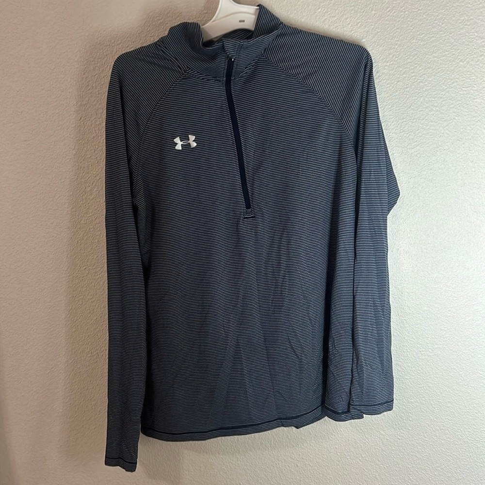 11- UA long sleeve zip up